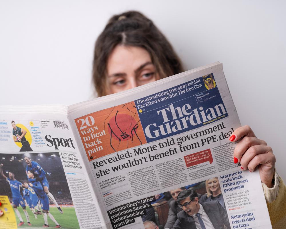 Guardian Reader's Life and Love Shaped by Newspaper