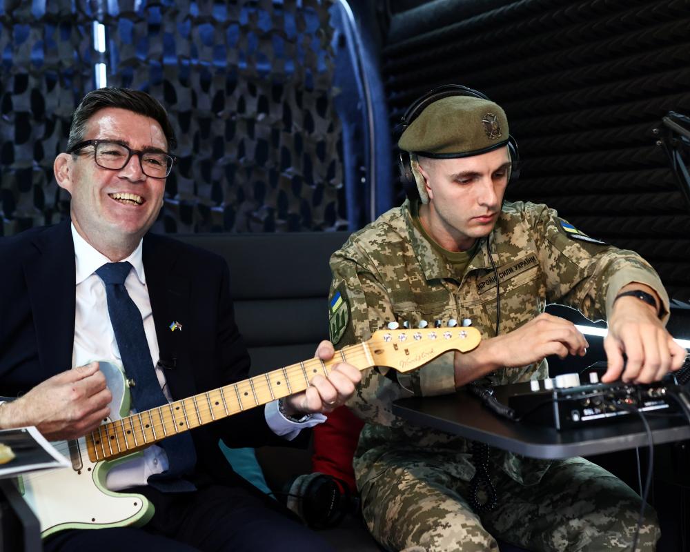 Andy Burnham's Smiths Jam in Kyiv: Soundtrack to Britain's Freefall