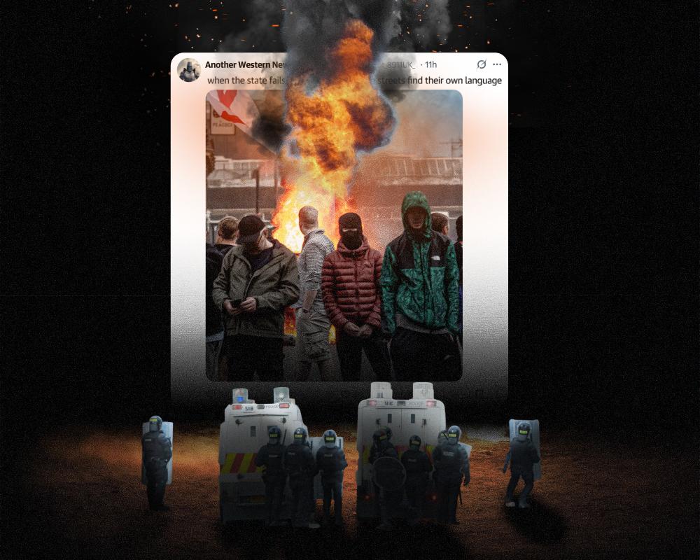 Most X Accounts Posting on UK Unrest Were Outside UK