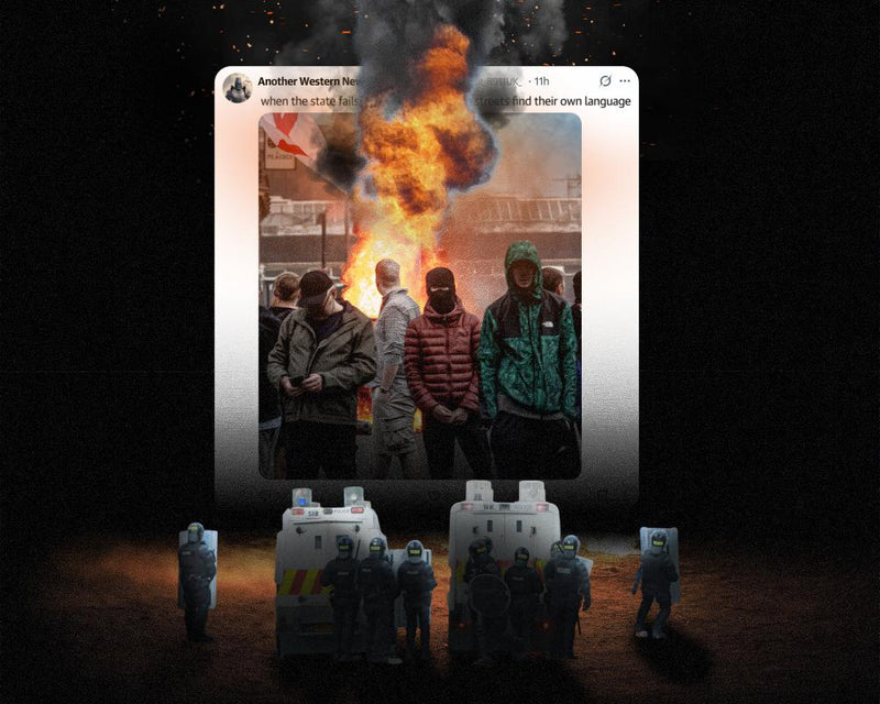 Most X Accounts Posting on UK Unrest Were Outside UK
