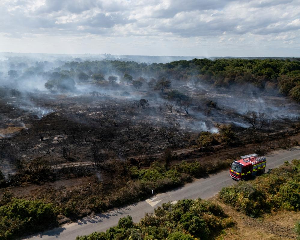 UK Government Quietly Drops England Wildfire Plan