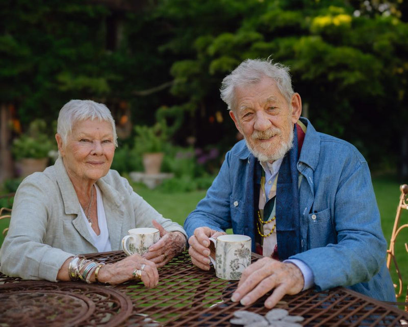 Judi Dench and Ian McKellen Share Stories and Mischief in Tea