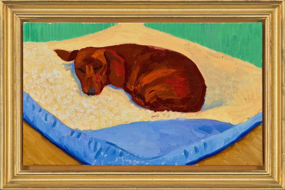 Rare David Hockney Dog Painting Could Fetch £2.5m at Auction