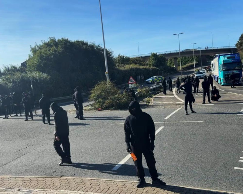 Dover Port Road Blocked by Balaclava-Clad Protesters