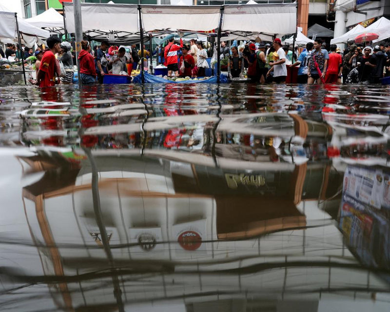 Bangkok Flood Disaster Zone: Thai Downpours Shift North-West