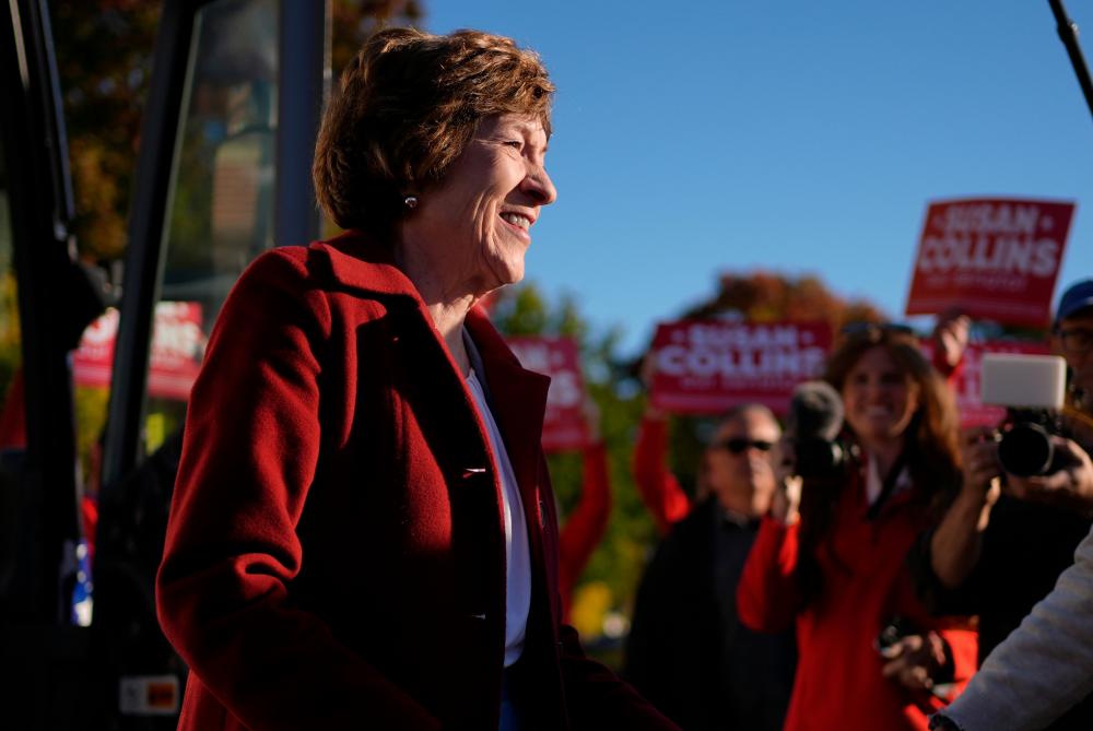 Trump Tariff Relief Boosts Susan Collins in Tight Maine Senate Race