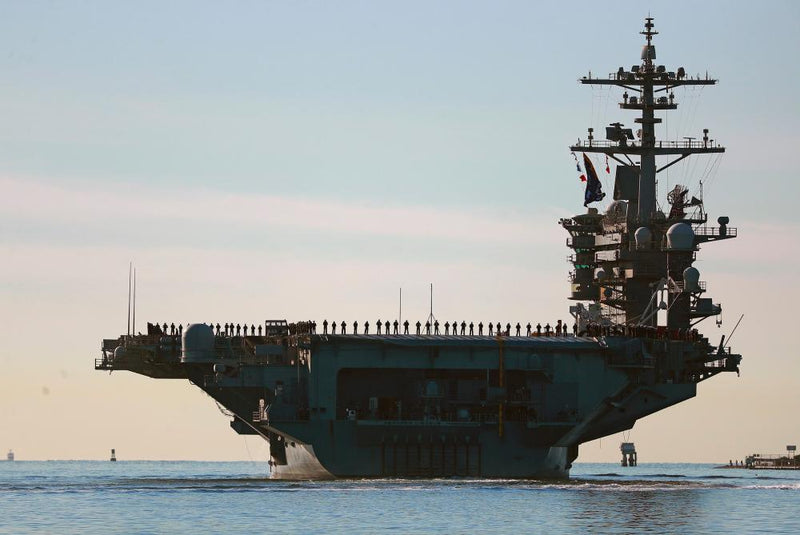Trump Clashes with CNN Over USS Lincoln Conditions