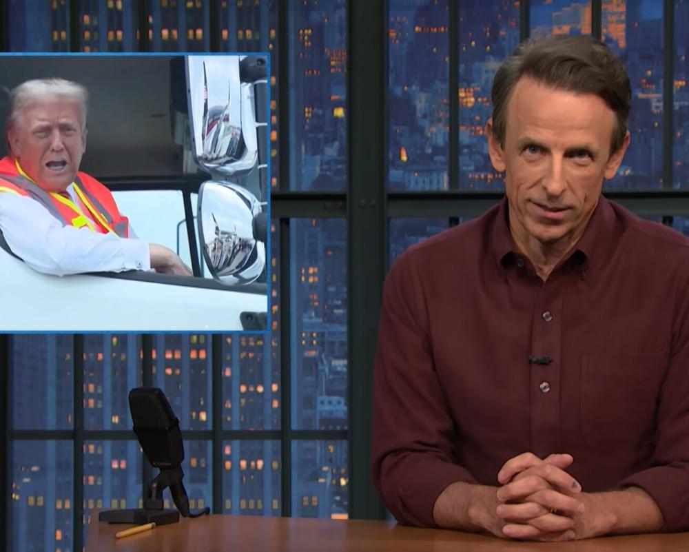 Seth Meyers Blasts Trump and Vance's Fake Folksy Act