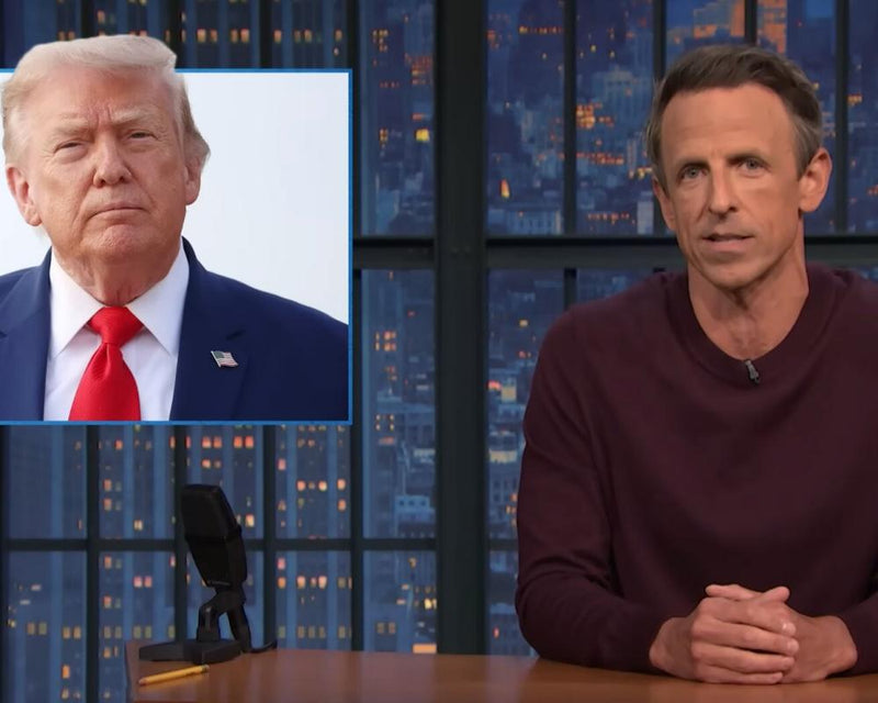 Seth Meyers Slams Trump's Low Approval Rating in Late Night
