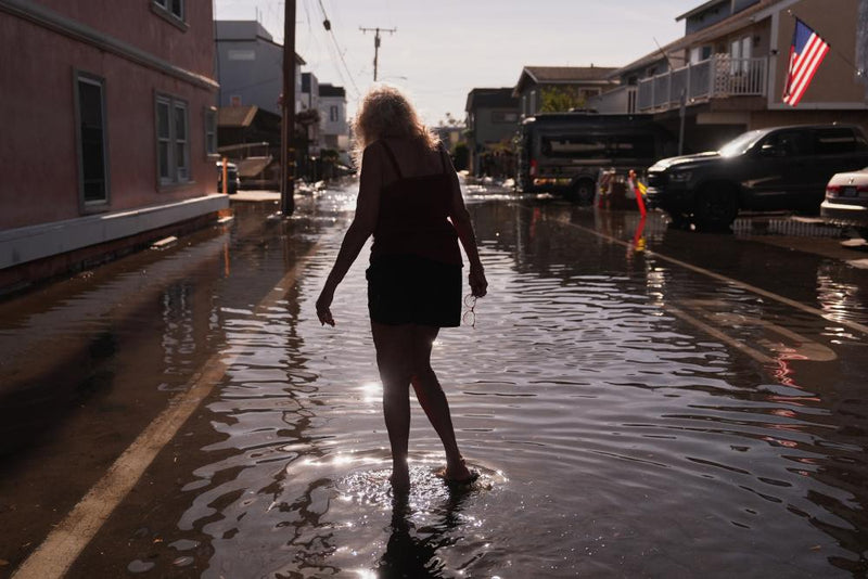 California's Historic High Tides Cause Coastal Flooding Chaos