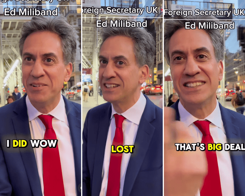 Ed Miliband Embraces Awkward Dad Image in Viral TikTok Video