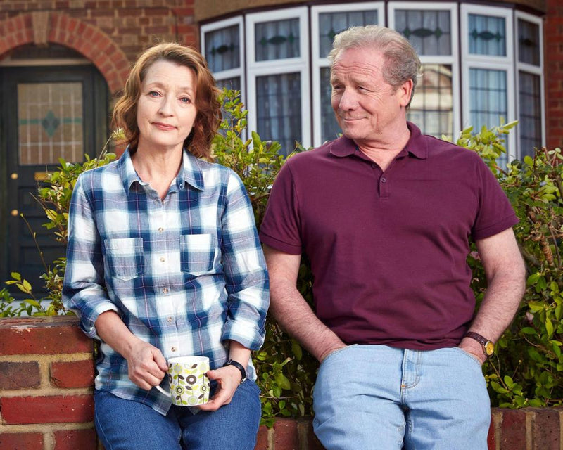 Lesley Manville and Peter Mullan on Mum's Timeless TV Romance