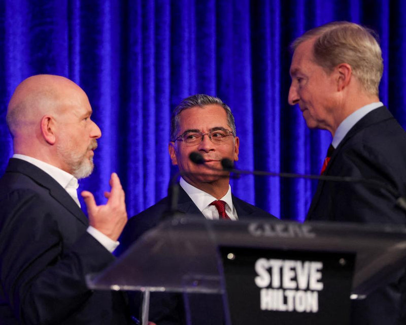 California Governor Race: Hilton vs Becerra Debate Clash