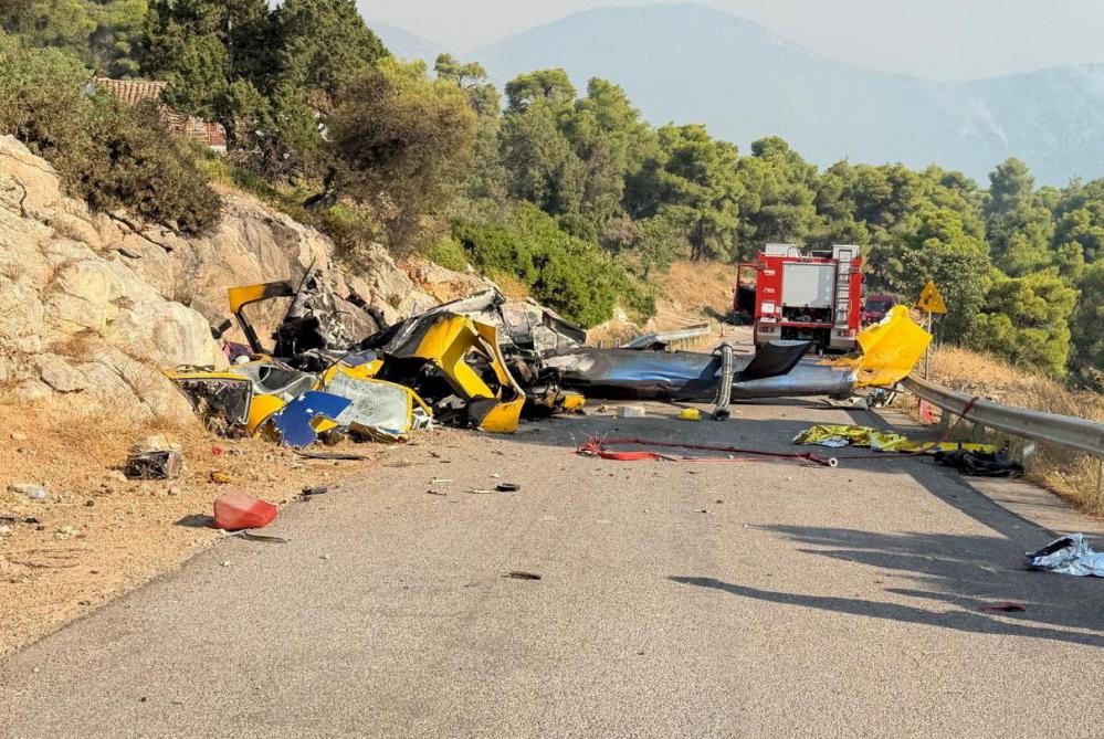 Helicopter Collision in Greece Amid Wildfire Crisis