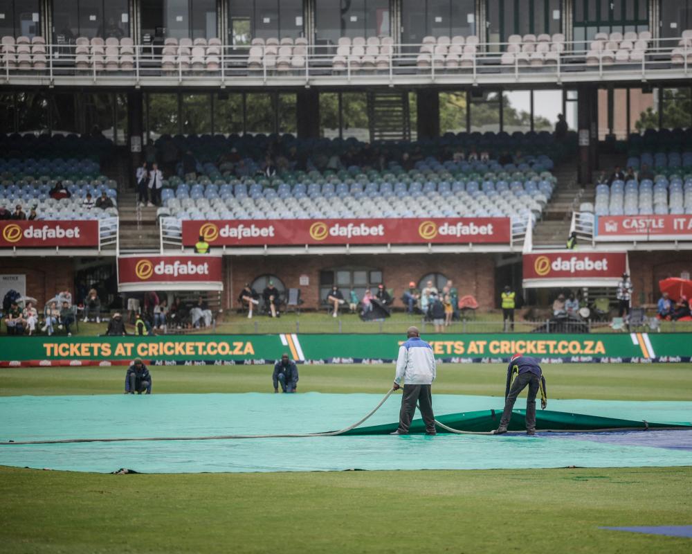 South Africa vs Australia Second Test Day One Rain Delay