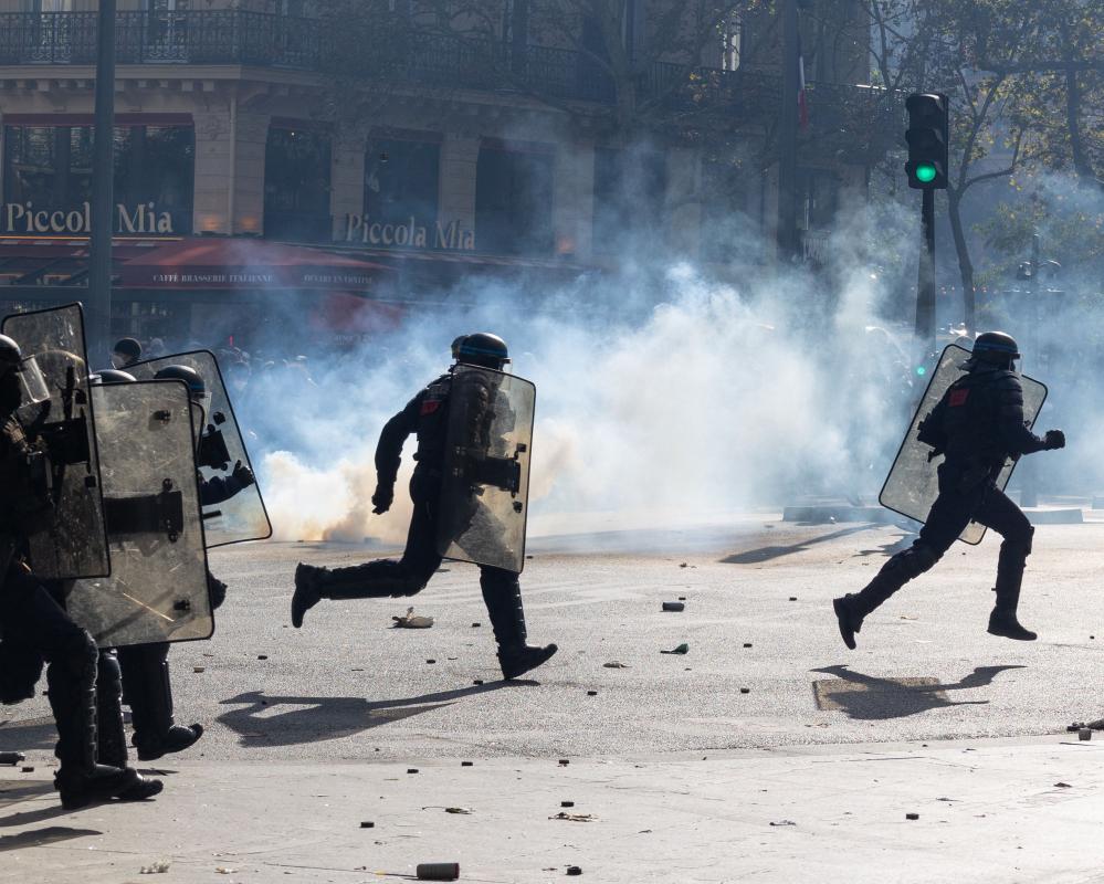 Paris Protests: Teargas, Looting, and Anger on the Streets