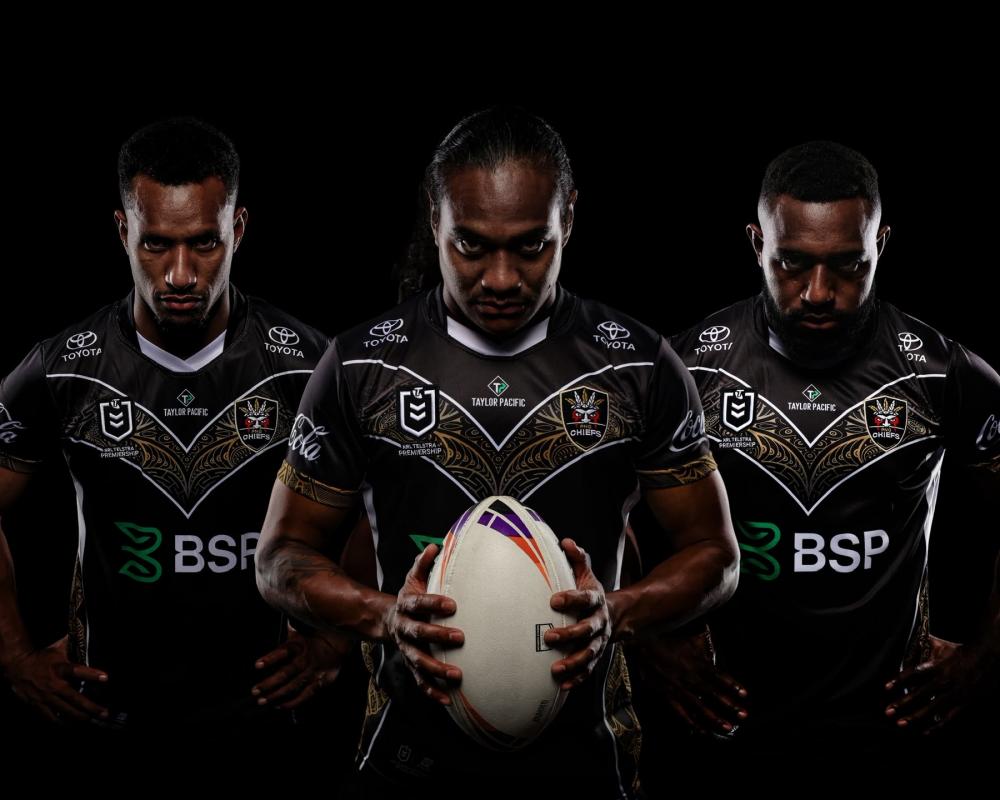 PNG Chiefs Unveil Logo and Jersey for First NRL Season