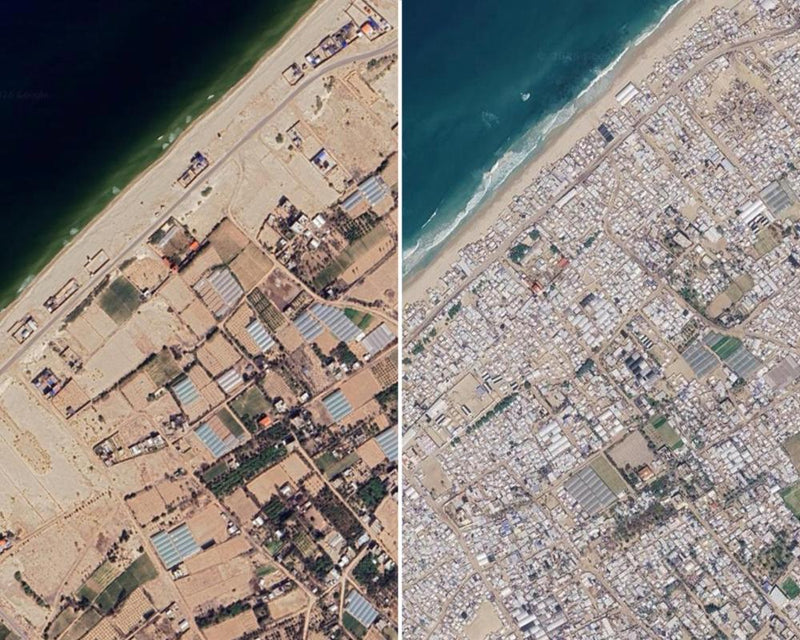 Google Maps Images Reveal Massive Gaza Devastation Scale