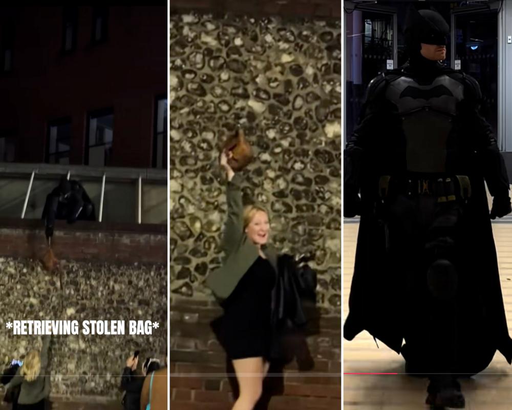 Batman Costume Hero Chases Down Suspected Thief in Norwich