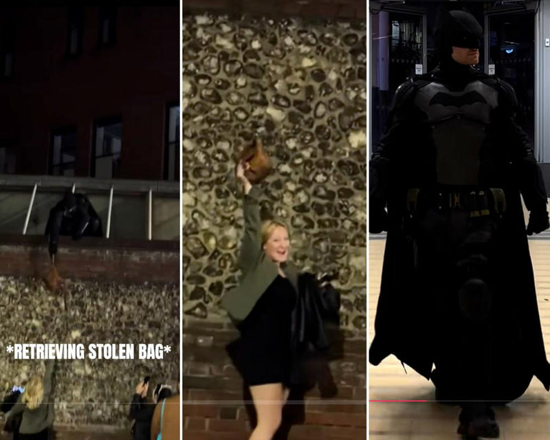 Batman Costume Hero Chases Down Suspected Thief in Norwich