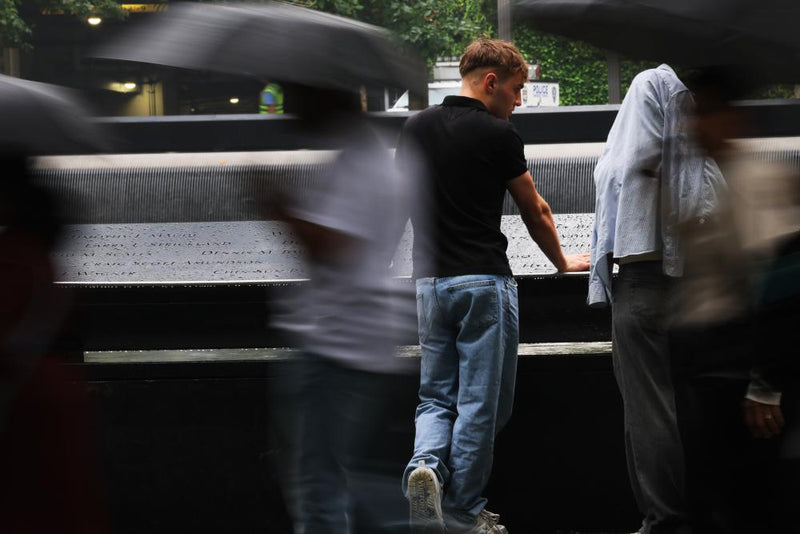 Ground Zero Visitors Reflect on 9/11 Lives Lost at Memorial