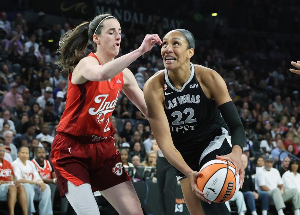 A'ja Wilson's 36 Points Lead Aces Past Fever in WNBA Playoffs