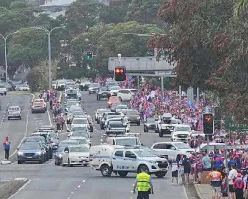 Newcastle Car Crash Injures Fans at Knights Grand Final Send-Off