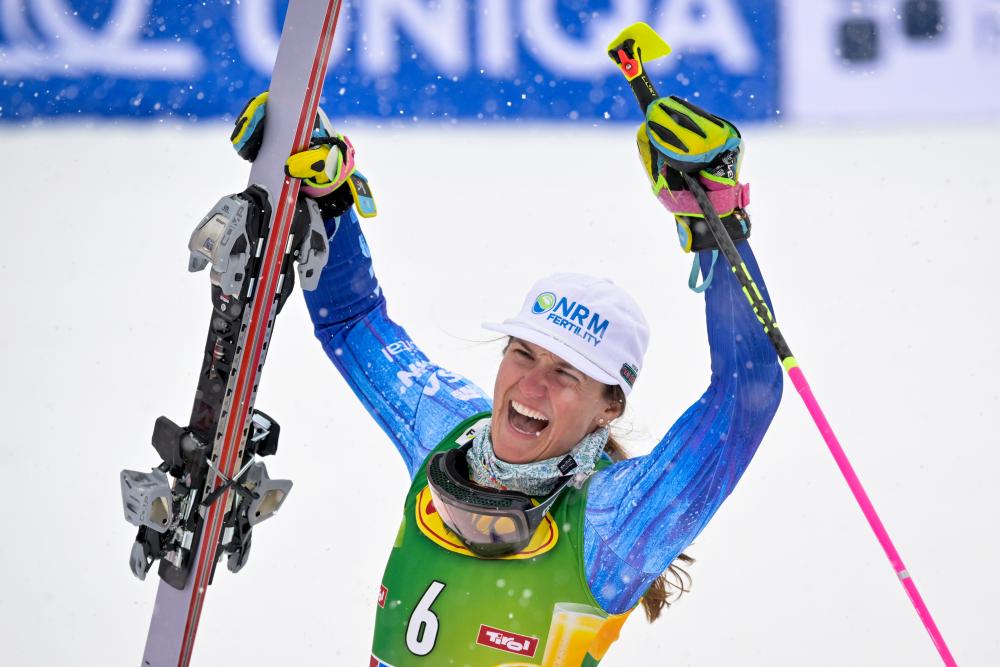 Paula Moltzan Wins First World Cup Race by 0.01 Seconds