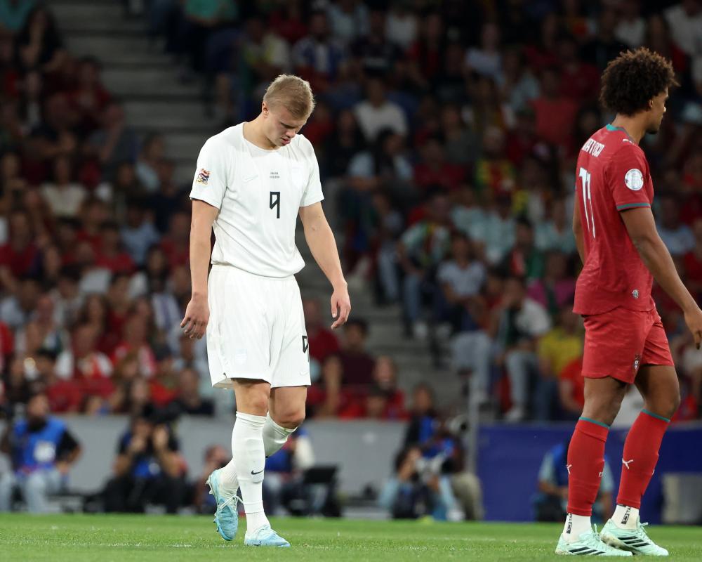 Haaland Limps Off as Portugal Edge Norway in Nations League Clash