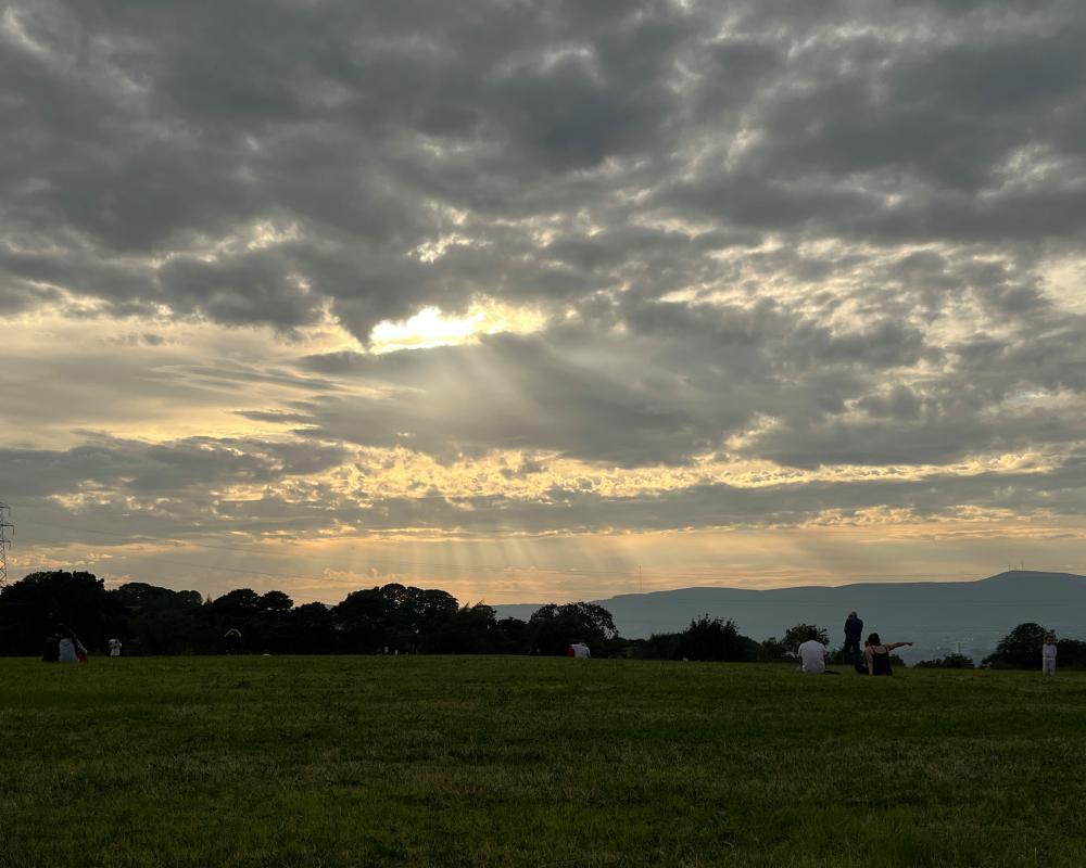 Solar Eclipse Night: Cloudy Skies Still a Phenomenon