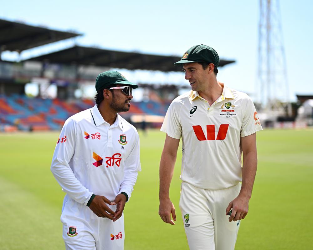 Australia vs Bangladesh Test Cricket Live: Day One Highlights