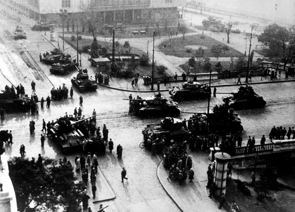 Soviet Invasion of Hungary 1956: Tanks Crush Budapest Uprising