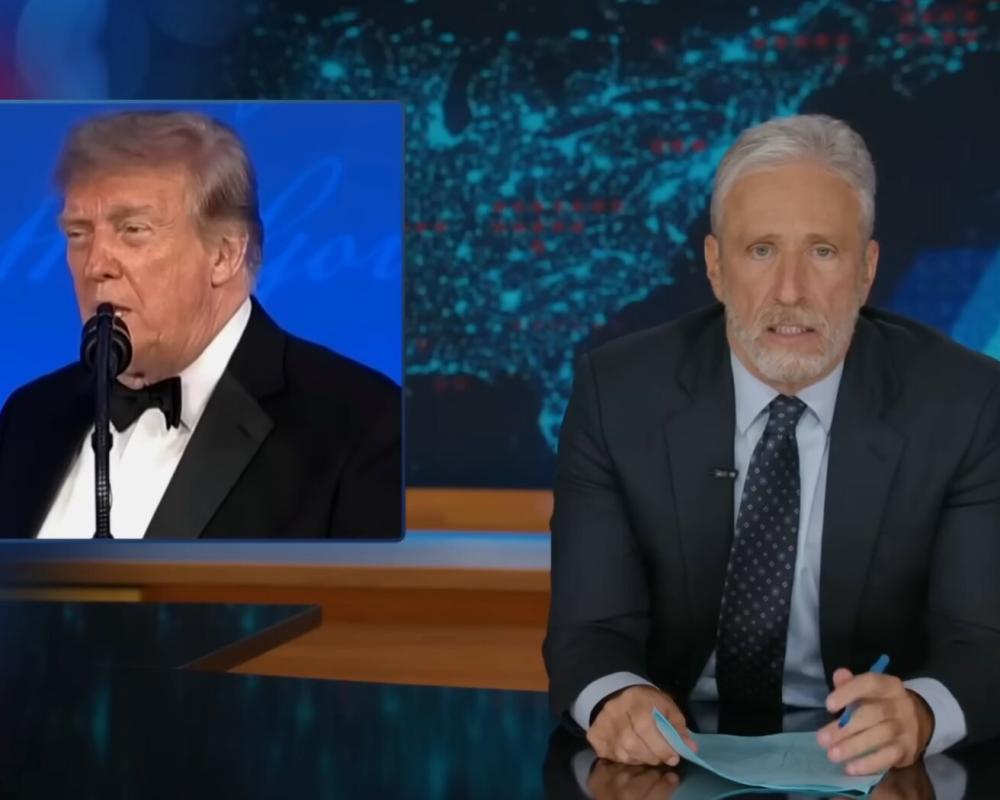 Jon Stewart Slams Trump's Comedy Routine at Correspondents'