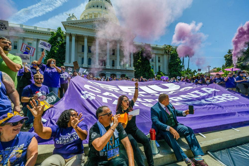 California State Workers Strike Over Contract Impasse