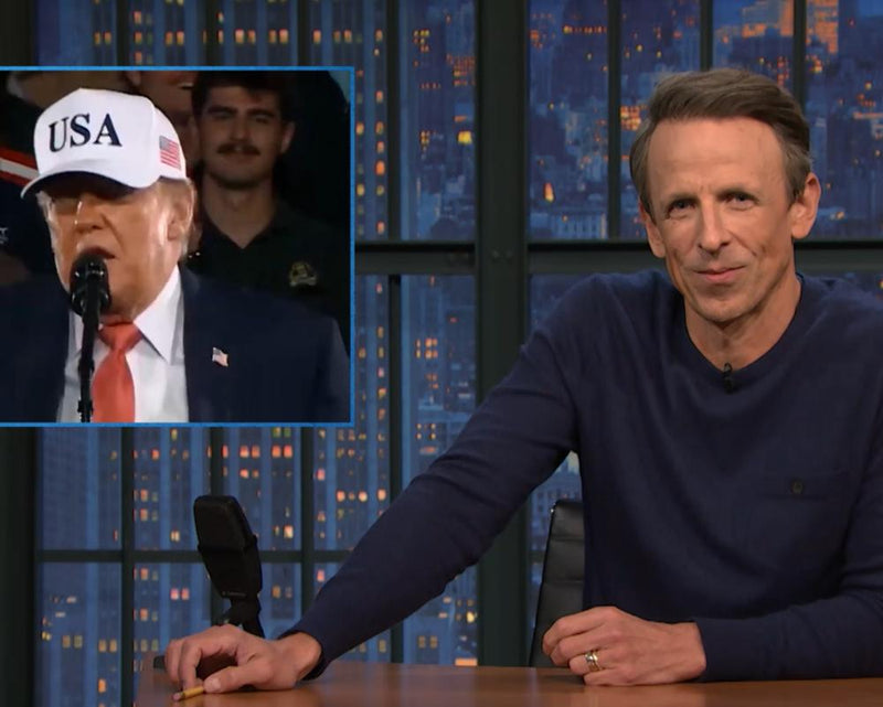 Seth Meyers Questions Trump's Bizarre Fixation on Men's Bodies
