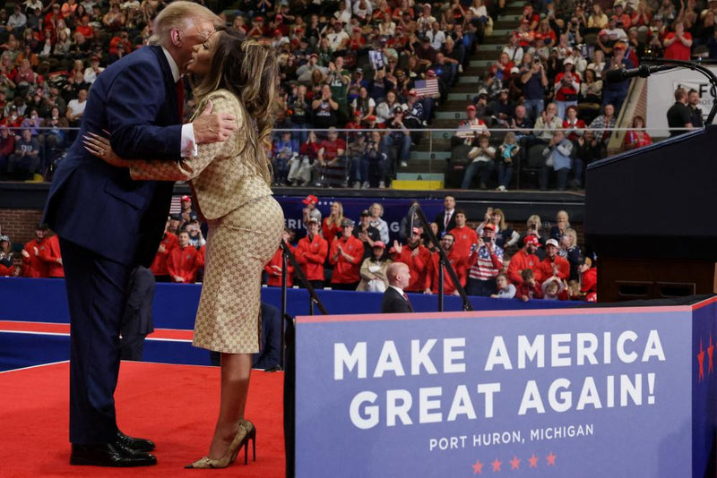 Trump Rallies for Mike Rogers and Comments on Nicki Minaj's Figure
