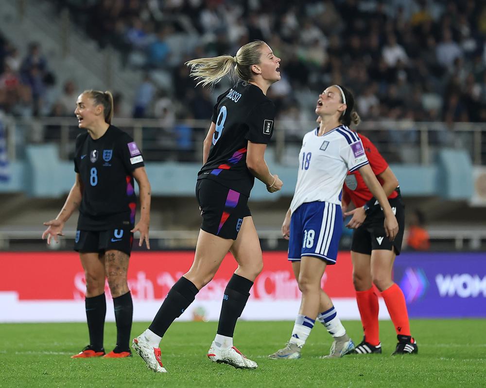 Lionesses Take Command of World Cup Playoff Tie Against Greece