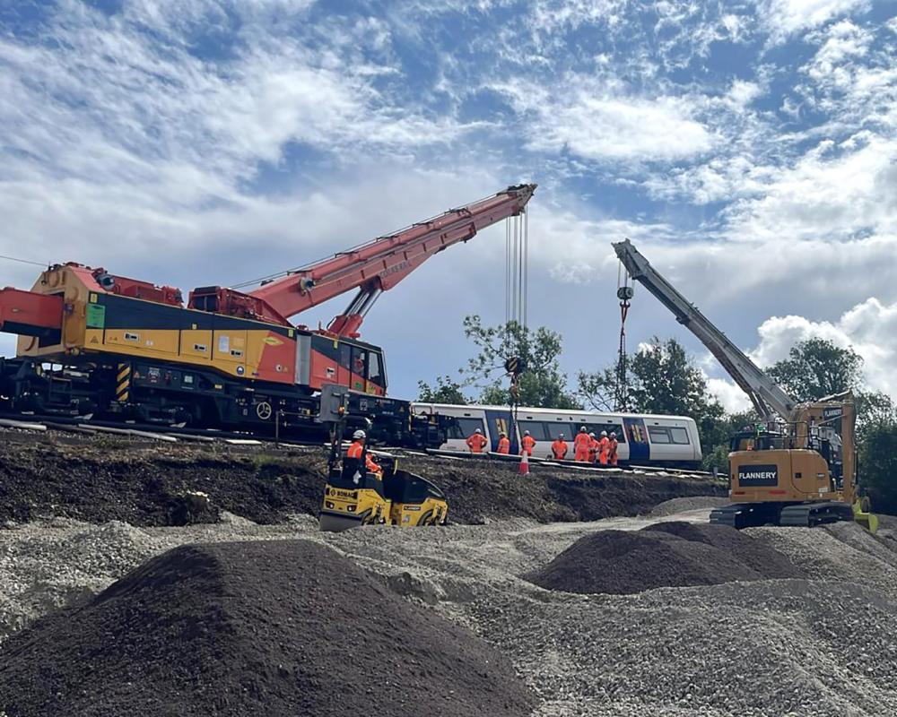 Lewes Rail Line Reopening Set for September After Derailment