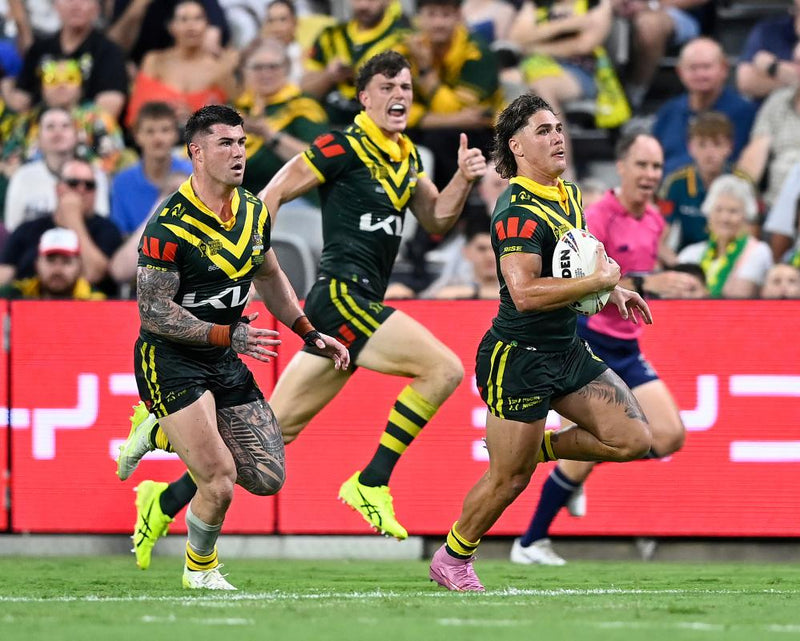 Reece Walsh Shines as Australia Beat Cook Islands in Rugby League