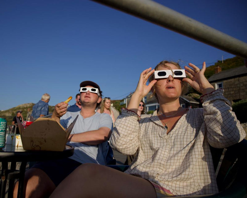 Solar Eclipse Communal Magic: Cornwall's Skyward Moment