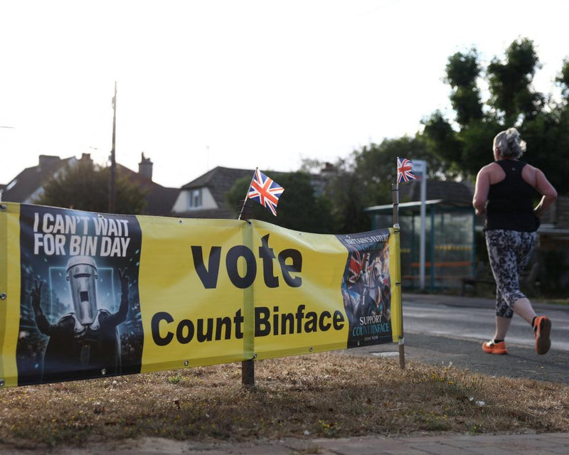Rejoin EU Party's Clacton Campaign Challenges Farage and Binface
