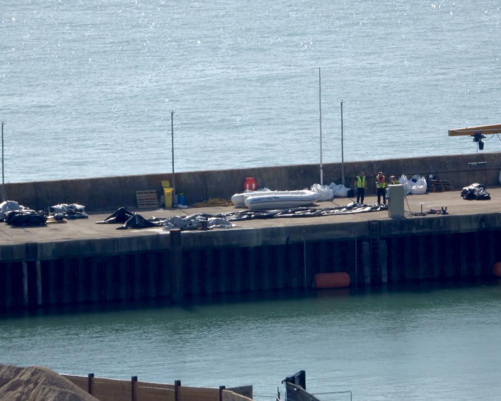 Record 230 Migrants Cross Channel in Mega-Dinghy Crisis