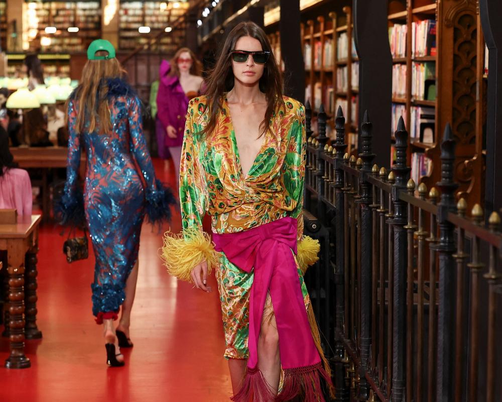 Alessandro Michele Valentino Paris Show: Dancefloor Fashion