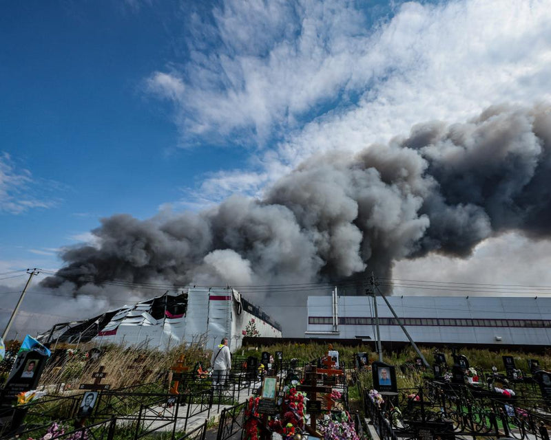 Massive Ukrainian Drone Attack on Russia Kills Six