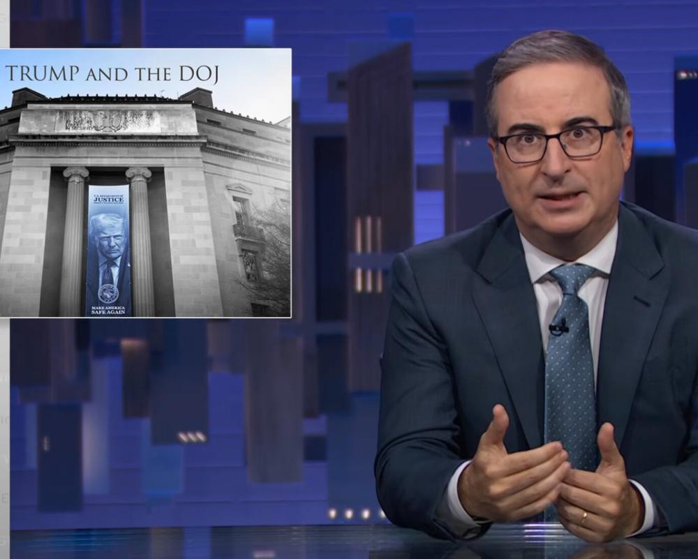 John Oliver Slams Trump's DoJ Corruption in Last Week Tonight
