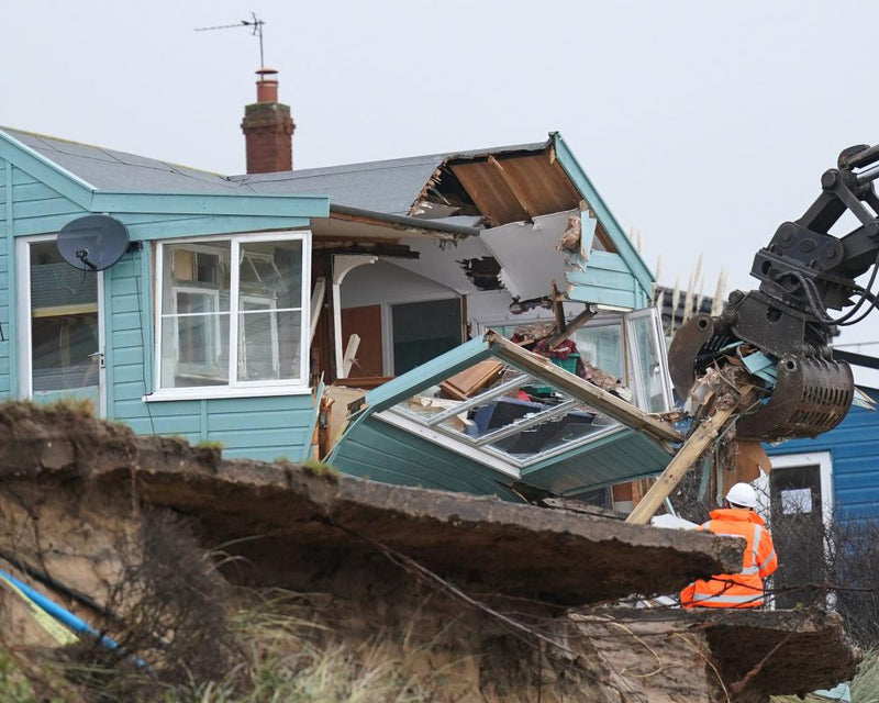 Coastal Erosion in England Claims 183 Homes in 16 Years