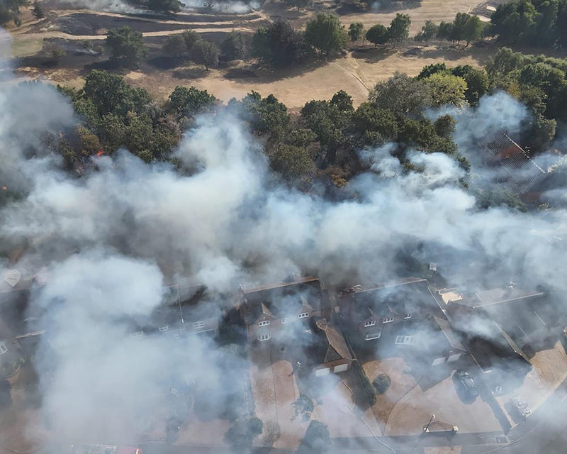 West Midlands Grassfire: Homes Ablaze as UK Heatwave Sparks Emergency