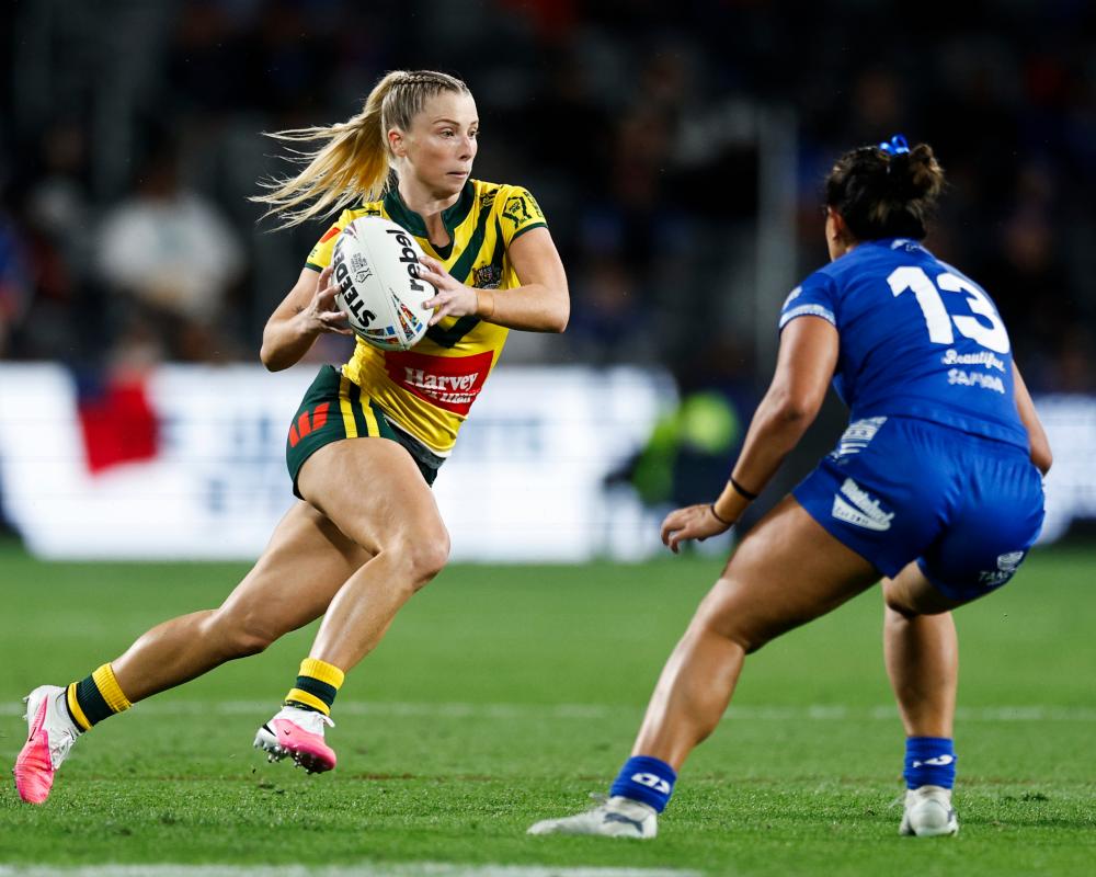 Australia vs Samoa Women's Rugby League World Cup Live