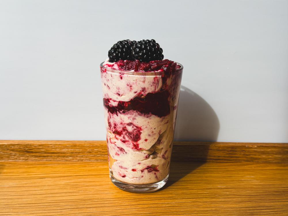 Turn Leftover Custard into a Fruity Blackberry Apple Fool