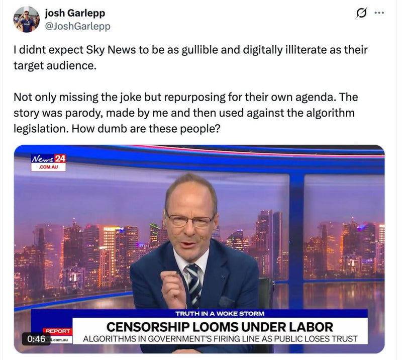 News24 Mistakes Albo Slur Comedy Skit for Real News Report